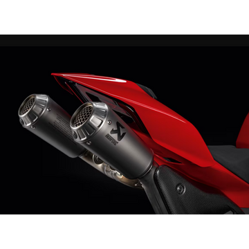 Akrapovic Full Titanium Exhaust System for Panigale V4/V4S 2025